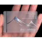 Transparent Plastic Cards Printing