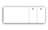 combo card with 2 key tag template