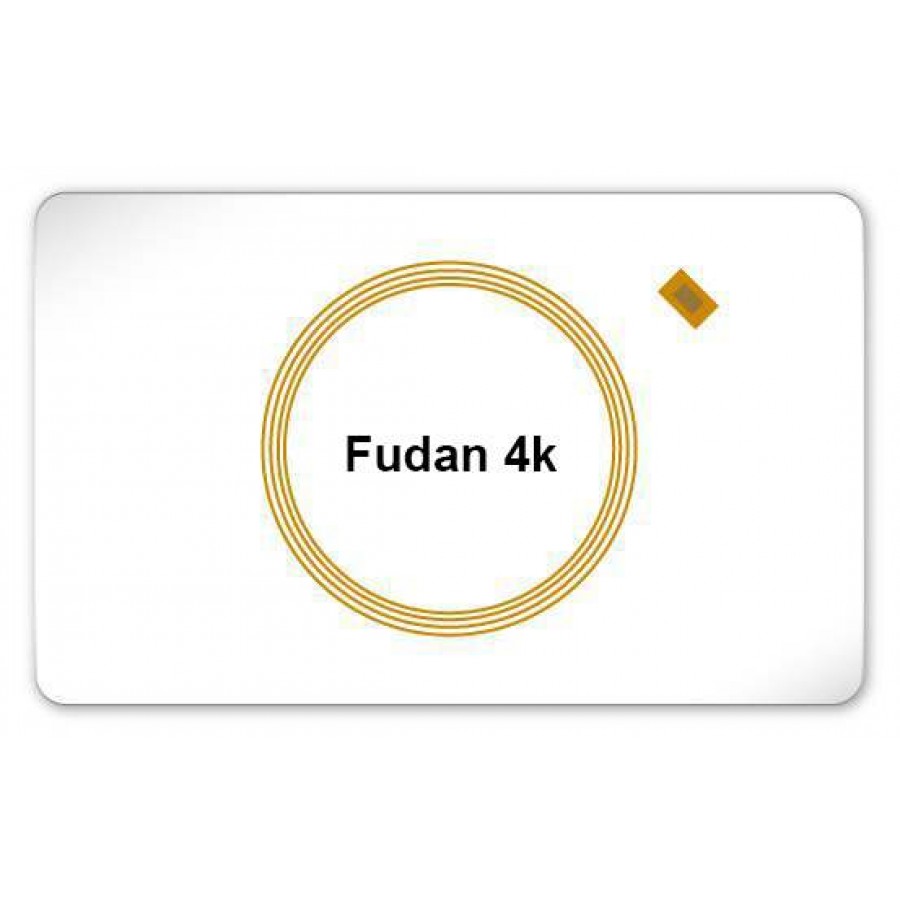 13.56MHz Fudan 4K RFID Blank Cards Pack of 100