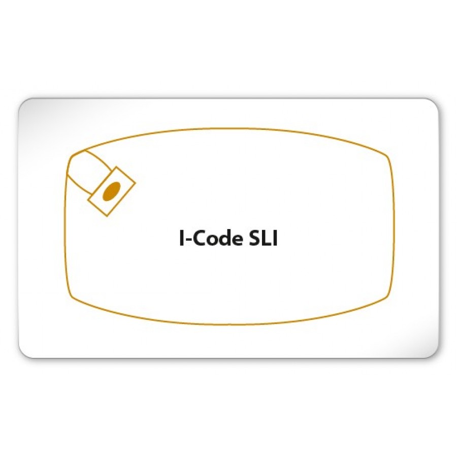 13.56MHz I CODE SLI RFID Blank Cards Pack of 100