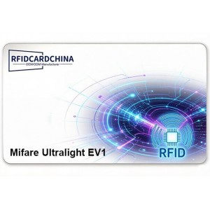 Preprinted CR80 13.56MHz NXP Mifare Ultralight EV1 RFID Cards Pack of 100